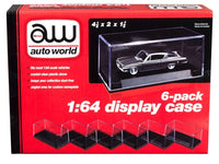 Auto World 1:64 display case six-pack