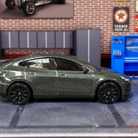 Loose Hot Wheels - Tesla Model Y - Dark Gray