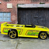 Loose Hot Wheels - Boom Box Mini Truck- Yellow and Green