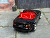 Custom Hot Wheels - 1991 Mazda MX-5 Miata - Red and Black - Chrome 4 Spoke Wheels - Rubber Tires
