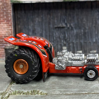 Micro Machines - Red and Black You Pull - Tractor Pull - Micro Machine