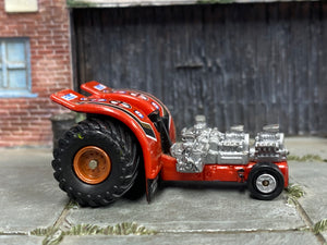 Micro Machines - Red and Black You Pull - Tractor Pull - Micro Machine