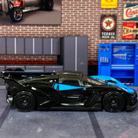 Loose Hot Wheels - Bugatti Bolide- Black and Blue