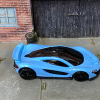 Loose Hot Wheels - McLaren P1 - Light Blue