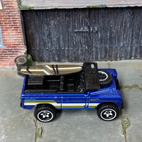 Loose Hot Wheels - Land Rover Series II - Blue