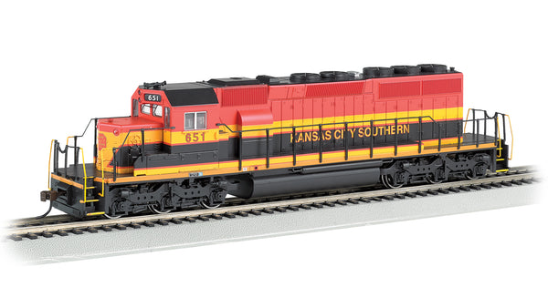 Bachmann HO EMD SD40-2 Kansas City Southern 651 Sound Value view 1