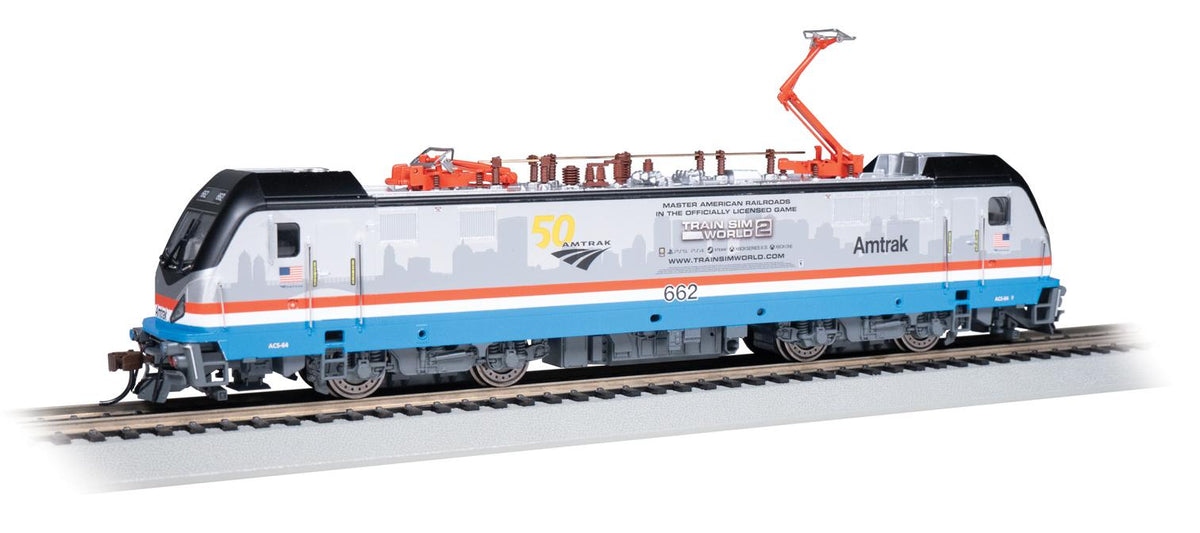 Bachmann HO ACS-64 Electric Locomotive Amtrak "Train Sim" 662 DCC WOWSound - product view 1