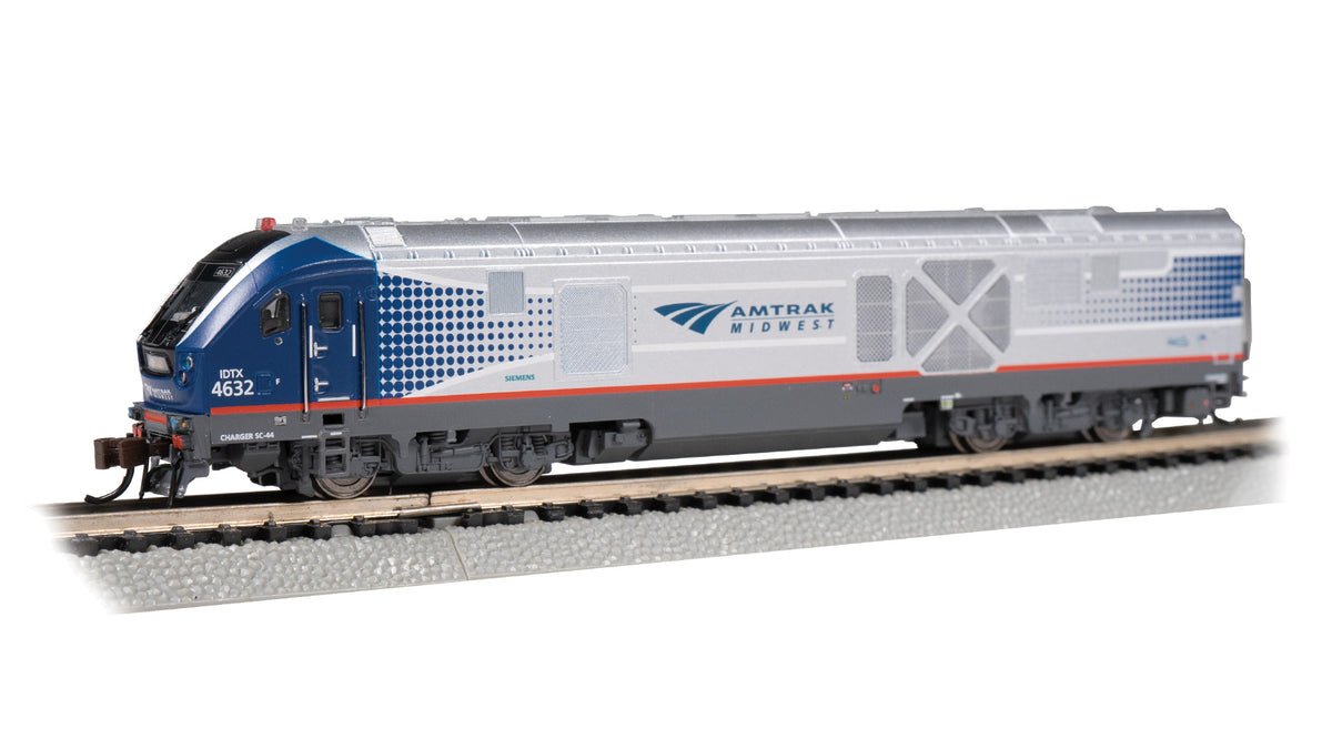 Bachmann N Scale Siemens SC-44 Charger Amtrak Midwest 4632 DCC Sound view 1