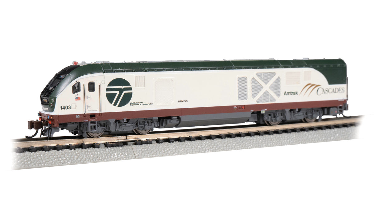 Bachmann N Scale Siemens SC-44 Charger Amtrak Cascades 1403 DCC Sound view 1