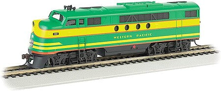 Bachmann HO EMD FT-A Western Pacific #901 Green and Yellow view 1