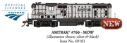 Bachmann HO EMD GP7 Diesel Amtrak AMTK MOW 760 - product view 2