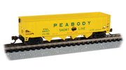 Bachmann N Peabody Coal 40-Foot Quad Hopper #6687 - product view 1