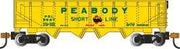 Bachmann N Peabody Coal 40-Foot Quad Hopper #6687 - product view 2