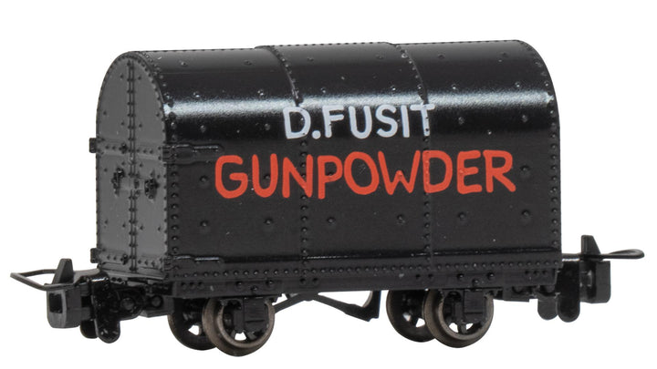 Bachmann HO Thomas & Friends Narrow Gauge Gunpowder Wagon - D. Fusit (Runs on N Track) - product view 1
