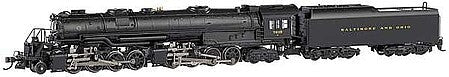Bachmann N B&O EM-1 2-8-8-4 #7618 Early Large Dome view 1