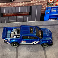 Loose Hot Wheels - 2022 Ford Maverick Custom Race Truck - Blue