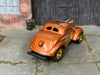 Custom Hot Wheels - 1937 Ford Gasser - Gold - Gold AMR Wheels - Rubber Tires