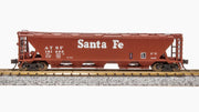 Broadway Limited Imports N H32 Covered Hopper Santa Fe ATSF (2 Pack) - product view 4