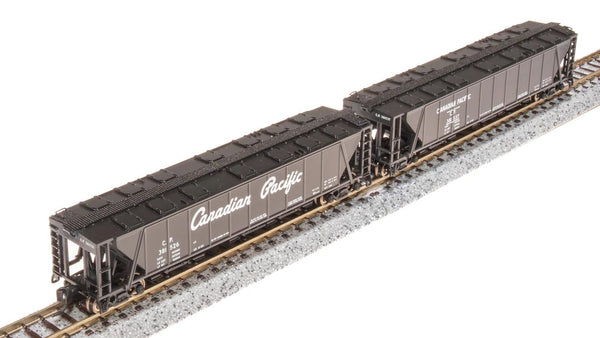 Broadway Limited Imports N H32 Covered Hopper Canadian Pacific CP (2 Pack) - product view 1