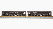 Broadway Limited Imports N H32 Covered Hopper Canadian Pacific CP (2 Pack) - product view 2