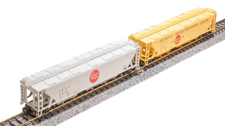 Broadway Limited Imports N H32 Covered Hopper Atlantic Sugar CGLX (2 Pack) - product view 1