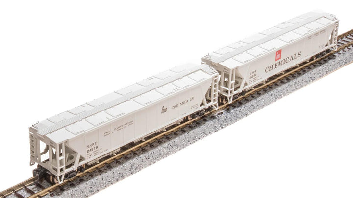Broadway Limited Imports N H32 Covered Hopper FMC Chemicals SHPX (2 Pack) - product view 1
