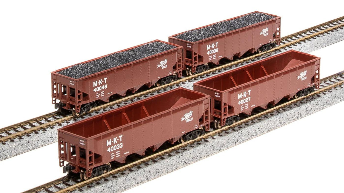 Broadway Limited Imports N 70 Ton Hopper Missouri-Kansas-Texas MKT 4 Pack - product view 1