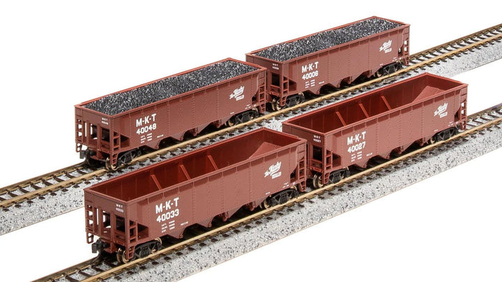 Broadway Limited Imports N 70 Ton Hopper Missouri-Kansas-Texas MKT 4 Pack - product view 1