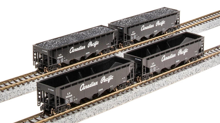 Broadway Limited Imports N 70 Ton Hopper Canadian Pacific CP "Fantasy" 4 Pack - product view 1