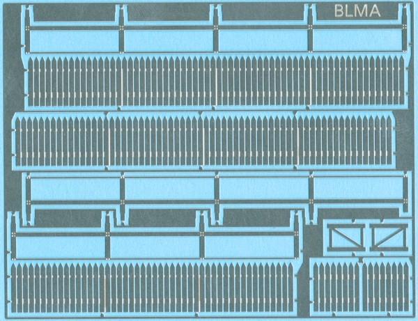 BLMA Models HO Picket Fence Kit, 70 Scale Feet - product view 1