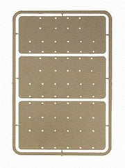 BLMA N Scale Grab Iron Drill Templates, 4 Sizes – 57– product image 1