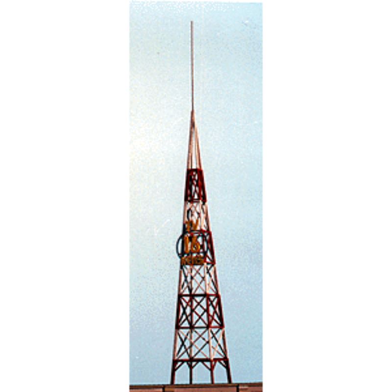 Blair Line N Scale TV Broadcast Tower Kit with Station Numbers, 8 Inches Tall – 1516 — exact product reference