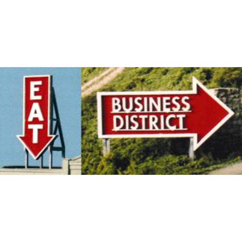Blair Line Eat and Business District Billboard Kit for Z, N and HO - product view 1