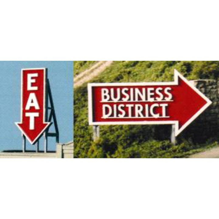 Blair Line Eat and Business District Billboard Kit for Z, N and HO - product view 1