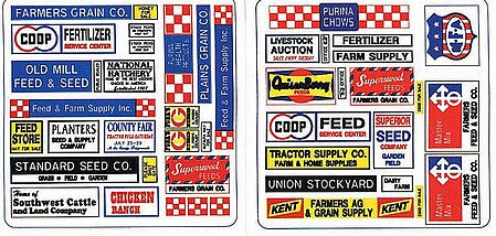 Blair Line O FEED & SEED ADVRT SIGN (BLR257)