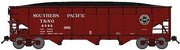 Bluford Shops 74154 N scale Southern Pacific T&NO 4509 red 3-bay offset-side hopper with Roman billboard lettering