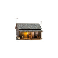 Woodland Scenics BR5869 O Scale Rustic Cabin – Built & Ready– product image 1