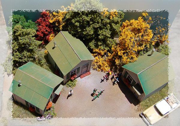 Bar Mills HO Cabins at Collard's Creek Structure Kit - product view 1