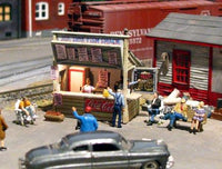 Bar Mills HO Swanson's Lunch Counter with Billboard Kit - completed model view 2