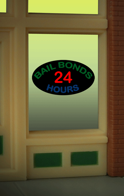 Miller Engineering Bail Bonds Sign — exact product reference
