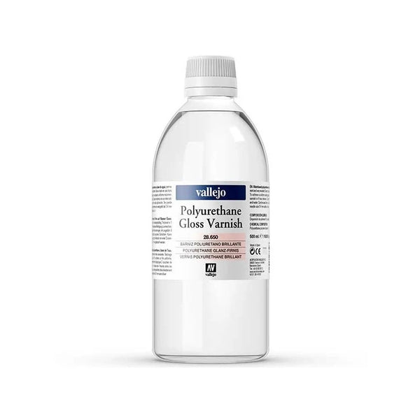 Vallejo 28.650 Gloss Polyurethane Varnish – 500 ml