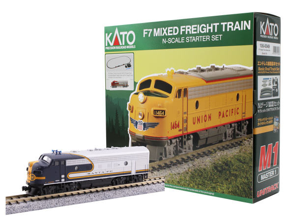 F7 Freight Train Starter Set AT&SF Bluebonnet (106-0051) exact product view 1
