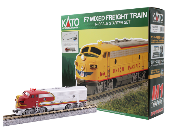 F7 Freight Train Starter Set AT&SF (106-0049) exact product view 1