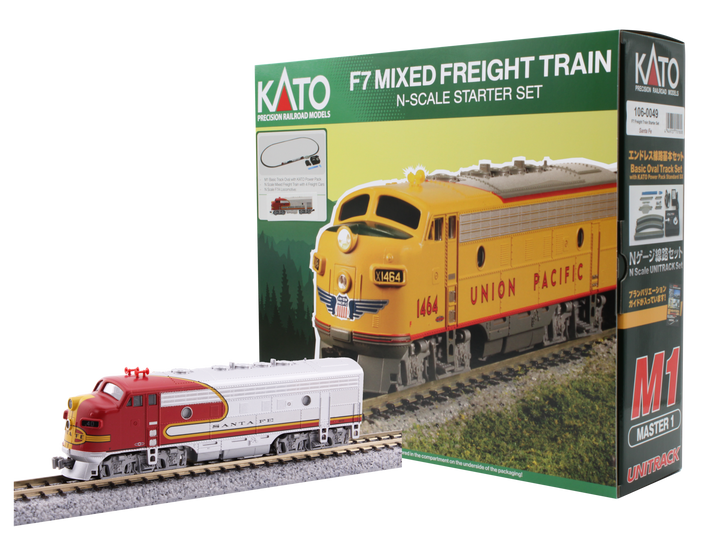 F7 Freight Train Starter Set AT&SF (106-0049) exact product view 1