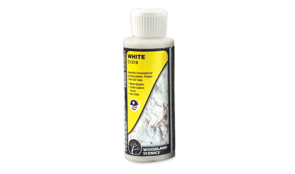 Woodland Scenics C1216 White Earth Colors liquid pigment, 4 fl oz bottle