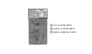 C1234 manufacturer diagram identifying the dimensions of all three rock cavities