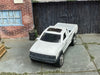 Custom Matchbox - 1995 Nissan Hardbody Truck - White - Chrome AMR Wheels - Rubber Tires