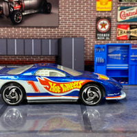 Loose Hot Wheels - 1992 Chevy Camaro Race Car (1995) - Blue and White Hot Wheels