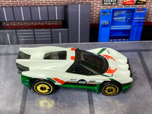 Loose Hot Wheels - Rally Speciale- White, Green and Red