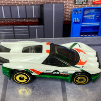 Loose Hot Wheels - Rally Speciale- White, Green and Red